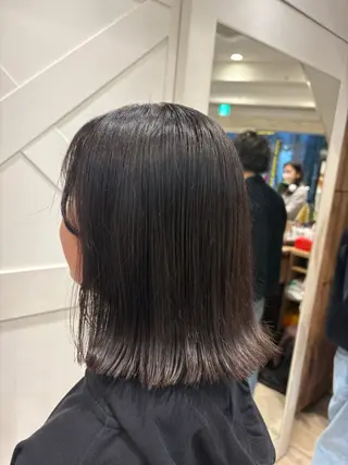 ミディアム ボブ職人/ボブ縮毛 髪質改善のヘアスタイル