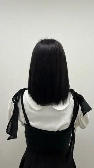 セミロング カラー 海外girl/ハイト ーン/riko🫧のヘアスタイル