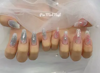 ネイル HANA 長さだしのネイルデザイン