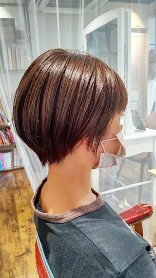 ショート 【似合わせ・レイヤー ・パーマ】海気のヘアスタイル