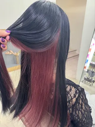 ロング カラー ami所属・髪質改善ストレート/ ブリーチ/Shoyoのヘアスタイル