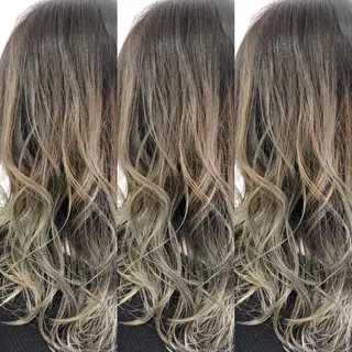 ロング カラー ヘアアレンジ ヘアサロンオスカー 岸和田蛸地蔵店のヘアスタイル