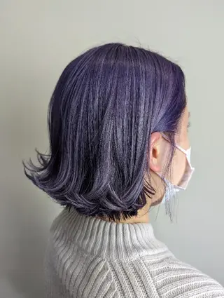 ミディアム カラー 💎髪質改善💎 穂積拓斗のヘアスタイル