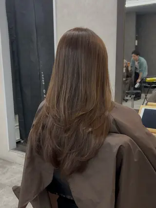ロング カラー いなみね はるきのヘアスタイル