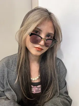 カラー ness 一花のヘアスタイル