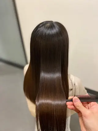 ロング カラー レイヤー/艶カラー /韓国ヘア/高松のヘアスタイル