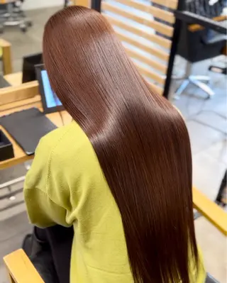 ロング ひろし/髪質改善/ 縮毛矯正/透明感✨のヘアスタイル