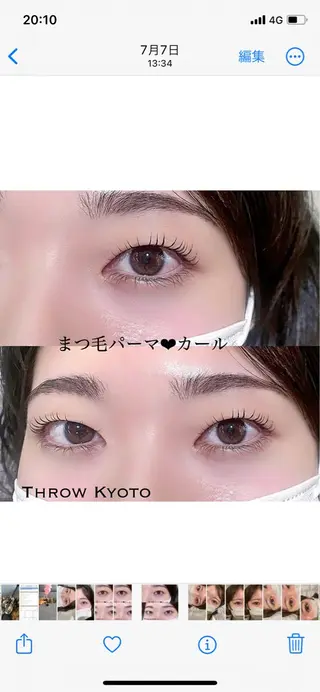マツエク・マツパ THROW KAORIのマツエク・マツパデザイン