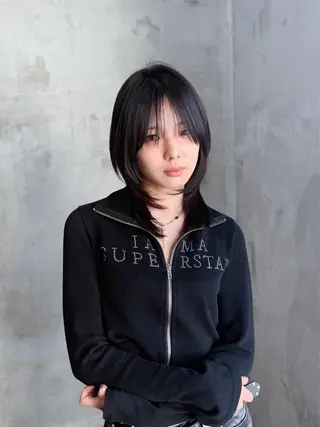 ミディアム Koko . 【高円寺】のヘアスタイル