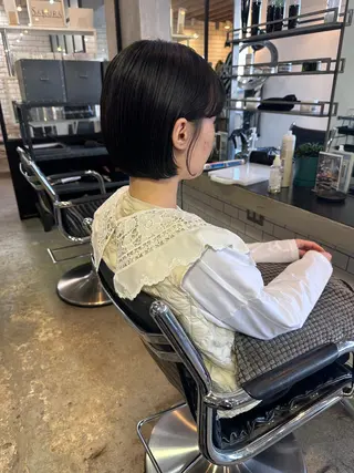 ショート カラー ヘアアレンジ stylist/蛯谷 珠里のヘアスタイル