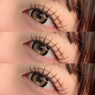 マツエク・マツパ 【那覇/束感まつ毛】 ｷｬﾒﾙのマツエク・マツパデザイン