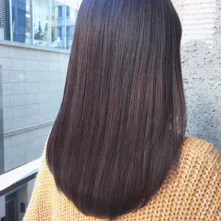 セミロング カラー マンツーマン施術🫧 アレンジ/RINAのヘアスタイル