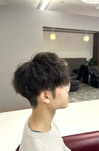 ショート パーマ メンズ KEN 🌟のヘアスタイル