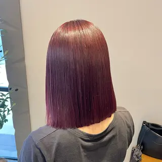 ミディアム カラー 暖色/顔周り /ヘアメ/あつはのヘアスタイル