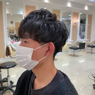 ショート パーマ メンズ メンズ特化型美容師 栗山勇人のヘアスタイル