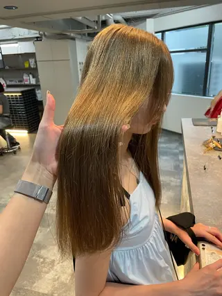 ロング 髪質改善カラー🫧 横浜/liberteのヘアスタイル