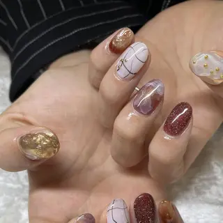 ネイル p.o.n. nuance/個性的のネイルデザイン