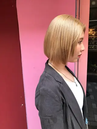 ショート カラー 🇰🇷カルマパーマ kaito🇰🇷のヘアスタイル