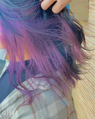 ミディアム ank classic hair【アンククラシックヘアー】所属・バレイヤージュ ハイライト　齋藤祐哉のヘアスタイル