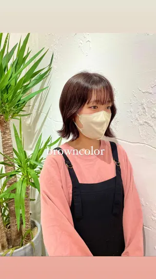 カラー 田邊 琳のヘアスタイル