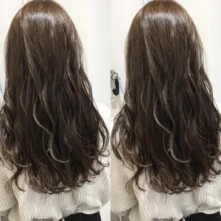 ロング カラー ショート/ボブ/ 白髪ぼかし/しんやのヘアスタイル