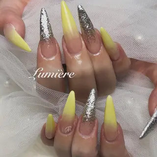 ネイル Lumière/ 超ロング/ワンホンのネイルデザイン