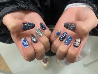 ネイル .unff所属・hana (..)個 性派/メンズネイル◎のネイルデザイン