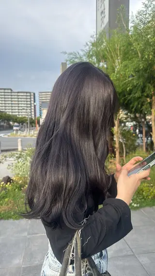 ロング カラー 宮垣 七海のヘアスタイル