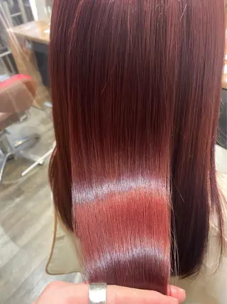 ミディアム 縮毛矯正/髪質改善/ 石橋代智のヘアスタイル