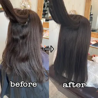 セミロング カラー [店長]加地 峻のヘアスタイル