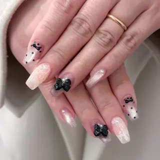 ネイル Nail Share Salon Mariris所属・ユカ‎𖤐nail 堺筋本町/心斎橋のネイルデザイン