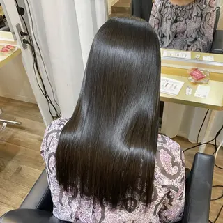 ミディアム カラー パーマ ブリーチなし/ ベージュ/akiraのヘアスタイル