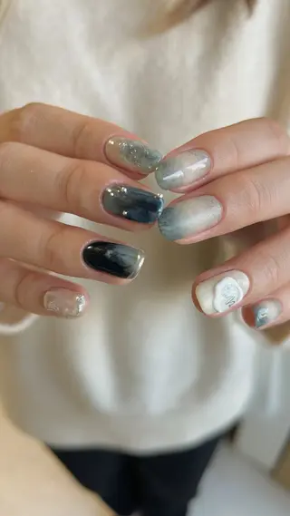 ネイル Lull ネイル/ HBL/ハンドケアのネイルデザイン