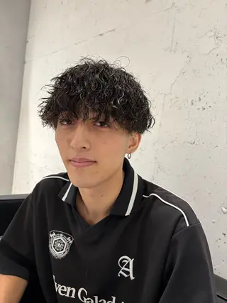 パーマ メンズ メンズカット松戸/韓 国/メンズパーマ航太のヘアスタイル