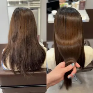 セミロング 💎艶髪💎縮毛矯正 /髪質改善/ひかるのヘアスタイル