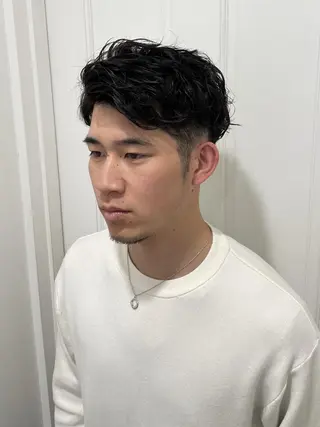 メンズ 韓国ヘア/ニュアンス パーマ　kaitoのヘアスタイル