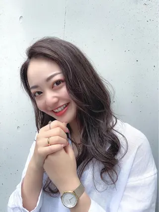 セミロング 韓国カットパーマ✂︎ Toshiのヘアスタイル