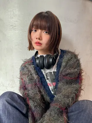 ショート カラー Lond partir 【ロンド パルティール】所属・🫧ショート/ボブ/ パーマ/ゆーな🫧‪のヘアスタイル