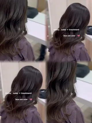 ミディアム 🎀さ こﾁ🎀のヘアスタイル