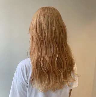 ロング カラー soëll所属・🤍そぶえ　ゆうな/ 暖色カラー/縮毛矯正のヘアスタイル