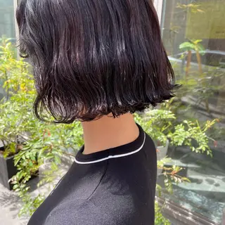 ミディアム yuika .のヘアスタイル
