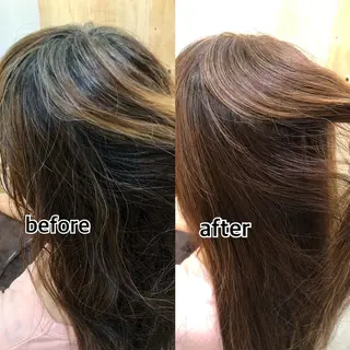 カラー 杉林 莉沙のヘアスタイル