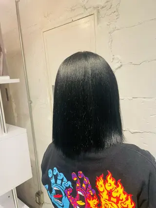 ミディアム LUNTY NAMBA  難波駅前店所属・🇨🇳ハイトーン ワンホン🇰🇷ななのヘアスタイル