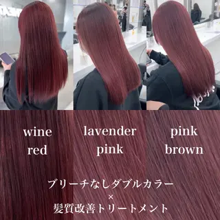 ロング カラー エフェクトブリーチ／ レイヤーカット／翔のヘアスタイル