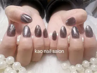 ネイル kao nail マグネット/長さだしのネイルデザイン