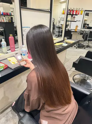 ロング Apa kabar  鳳店所属・Apa kabar 鳳店　吉田裕のヘアスタイル