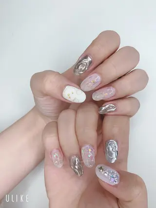 ネイル AOI✩⡱ y2kネイルのネイルデザイン