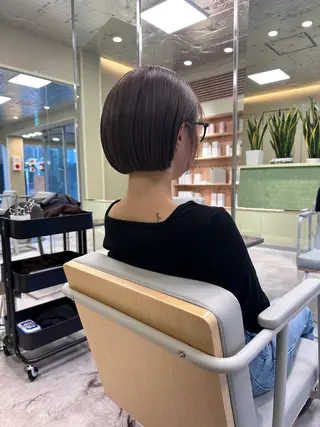 ショート ボブ/ぱつっとボブ/ 谷口 海星のヘアスタイル