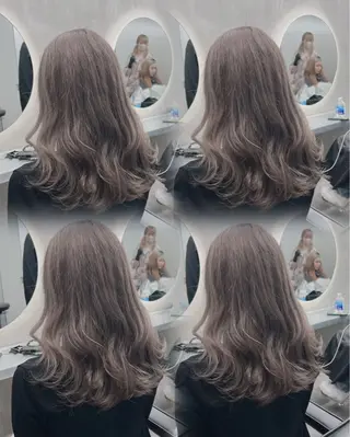 ミディアム ベージュ/グレージュ 🧸あやか/表参道のヘアスタイル