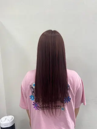 ロング カラー 寺井 萌恵のヘアスタイル